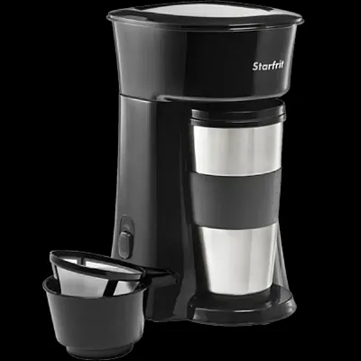 STARFRIT USA 4002004000 Single Serve Coffee Maker + S/S Mug