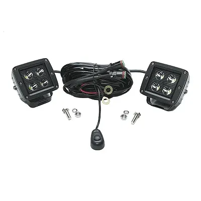 SOUTHERN TRU 79916K 3-Inch Square Cube Cree Spot Beam L