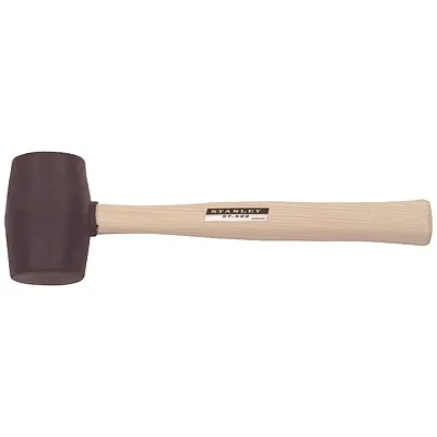 Stanley 57-522 18-Oz. Rubber Mallet With Wood Handle