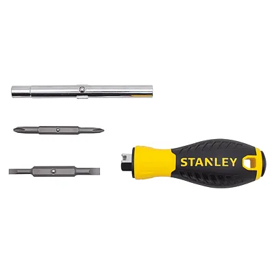 Stanley 68-012 6-Way Quick-Change Interchangeable Screwdriver, 68-012