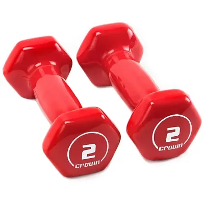 Vinyl Hex Hand Weights, 2 LB 796520356610