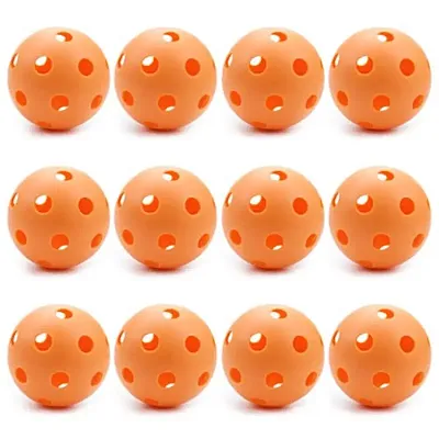 12 Orange Poly Baseballs (Regulation Size)  SWIF-002