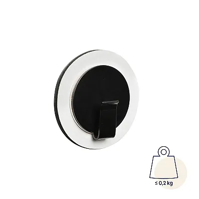 SILWY MAGNET H0001BKW1 Magnetic Hook Clever Black
