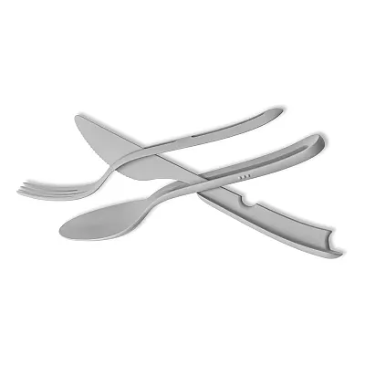 SILWY MAGNET KOBTG1 Cutlery Set Tricky Grey