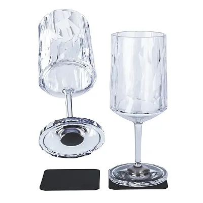 SILWY MAGNET KOWIGC3002 Magnetic Plastic Glasses Wine 0 3 L