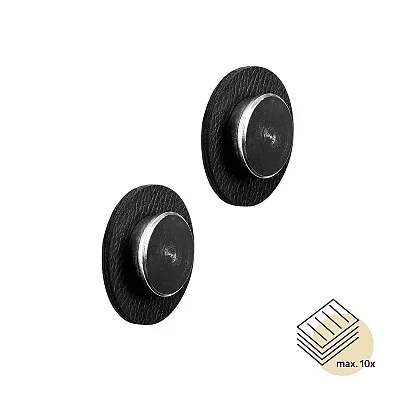 SILWY MAGNET PI0014GA2 Magnetic Pins Black