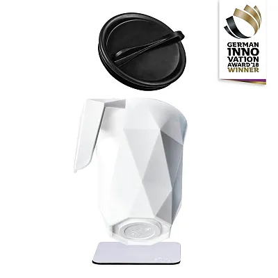 SILWY MAGNET S03014011 Magnetic Handle Cup To Go White