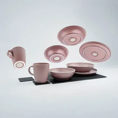 SILWY MAGNET SYBRKGS11R Tableware Set Dolomit Rose