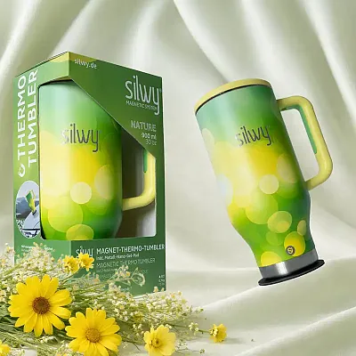 SILWY MAGNET SYTTNA Magnetthermotumbler Nature