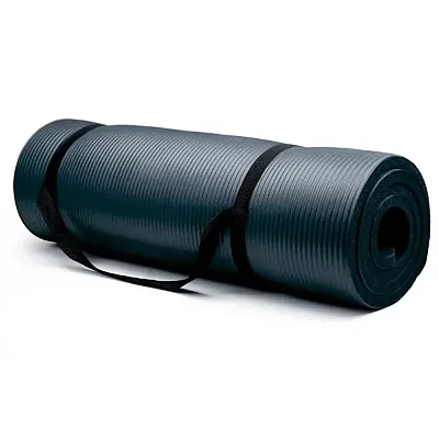 Extra Thick (3/4in) Yoga Mat - Black SYOG-001
