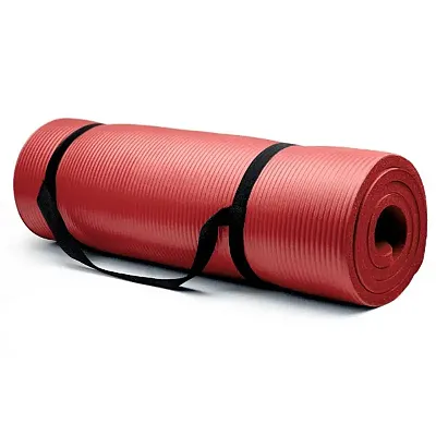 Extra Thick (3/4in) Yoga Mat - Red SYOG-004