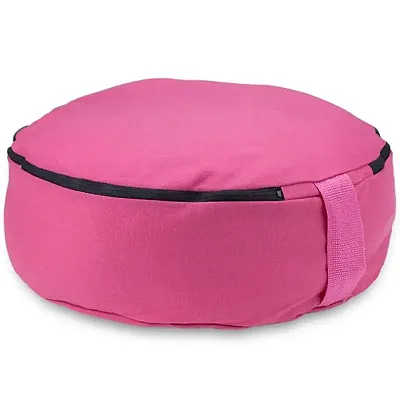 Pink 15&quot; Round Zafu Meditation Cushion SYOG-502