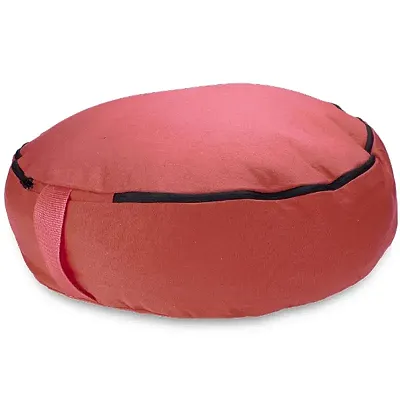 Red 18&quot; Round Zafu Meditation Cushion SYOG-554