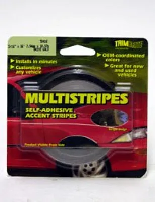 TRIMBRITE T0416 Multi-Stripe 5/16X36&#039;Gold