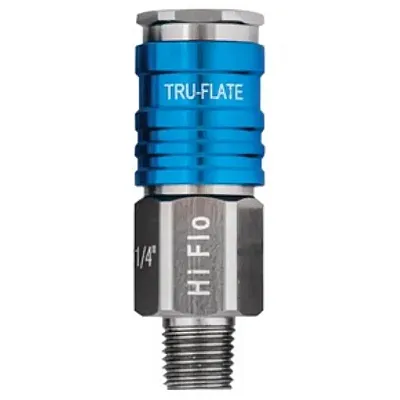 TRUFLATE 13925 Coupler 1/4 Hi Flow Male