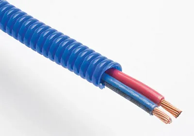 TRANSDAPT 7592 Blu 1/4&#039;Id Convoluted Tub
