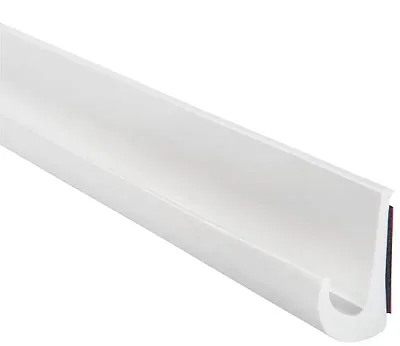 TRIMLOK DRW10 Wht Pvc Drip Rail W/Acryl Tape 10Ft