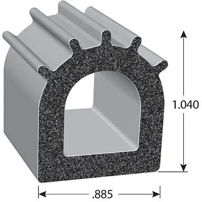 TRIMLOK X2828HT25 Epdm Sponge Dseal W/Psa 25Ft