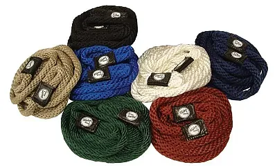 TAYLOR MADE 11313 3/8' X 72' Braided Rope Black (Pair