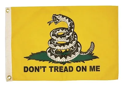 TAYLOR MADE 1617 Don&#039;T Tread On Me 12X18 Flag