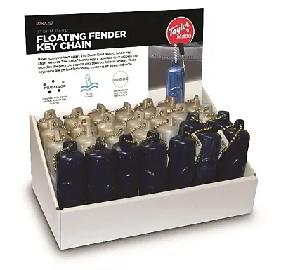 TAYLOR MADE 282057 Key Float 28 Pc. Disp. Blue Gold S