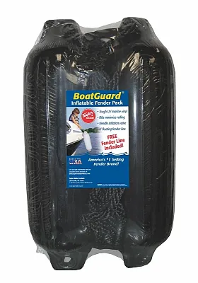 TAYLOR MADE 31016B2P 6&#039; X 22&#039; Bg Fend 2 Pk. Black W/Blk