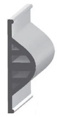 TAYLOR MADE 45992 Premium Side Guard Wht 10&#039;Coil