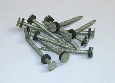 TAYLOR MADE 96028 Galvin. #6 Nail W/Washer 1/8 Lb Pk
