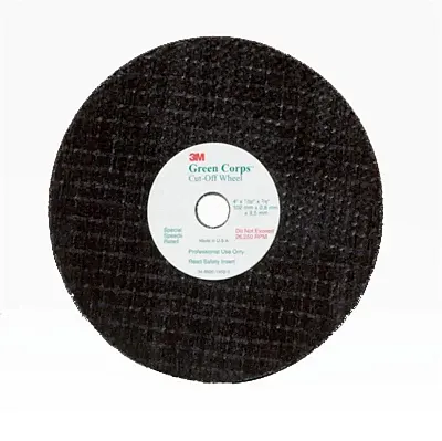 3M 01990 Grn Crp Cutoff Whls 5/Pk