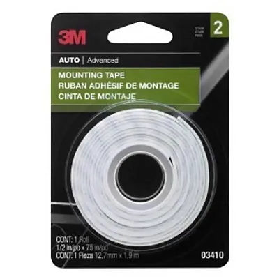 3M 03410 Mounting Tape 1/2&#039;X75&#039;