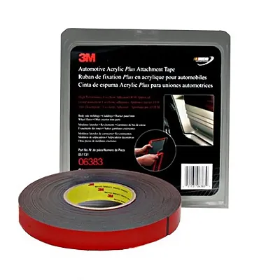 3M 06383 Attach Tape 7/8&#039;X20Yd Blk
