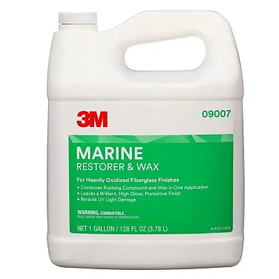 3M 09007 3M Marine Restorer And Wax 09007