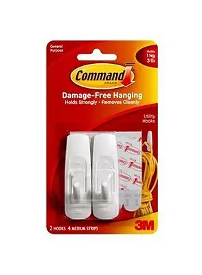 3M 17001ES Command Medium Utility Hooks
