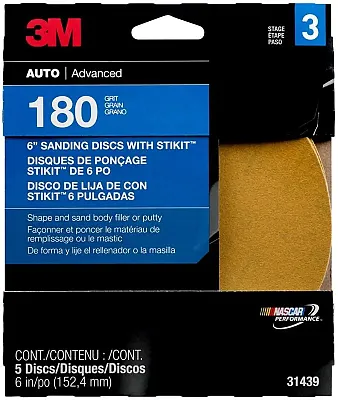 3M 31439 Stikit Gold Disc 6&#039; 180A