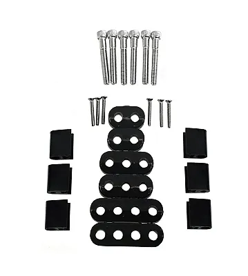 TAYLOR CABLE 42500 Hrzntl Blk Wire Loom Kit