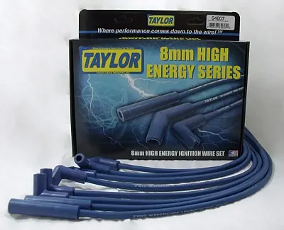 TAYLOR CABLE 64607 Hi-Energy 8Mm Custom Blue