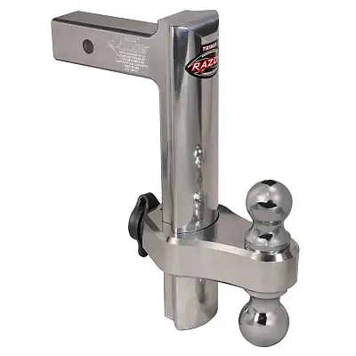 TRIMAX TRZ12AL Adj Rec Hitch Alum 12In
