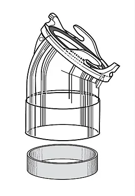 THETFORD 70407 3&#039; Sani-Con Adapter