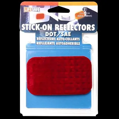 TOP TAPE RE7071 Red Lens Reflector 2&#039;X3.5&#039;