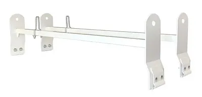 TRAILFX FCLR004W Van Rack 2 Bar Rg Mount White