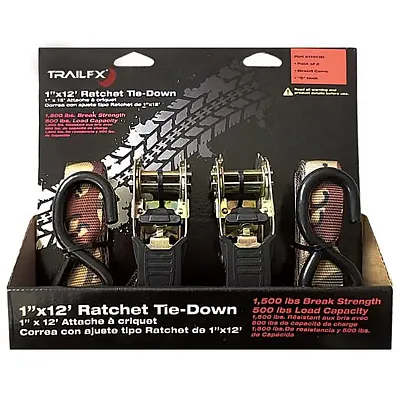 TRAILFX A11013D 1&#039; Rtd 500 Lb Des 2Pk