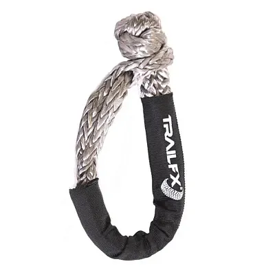 TRAILFX WA047 Rope Shackle Single Blk 7500 Lbs