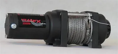 TRAILFX WS35B Tfx 3500Lb Synth Rope Winch