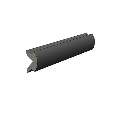TACO METALS 0342BKA501 Flexible Rub Rail Insert Kit Black