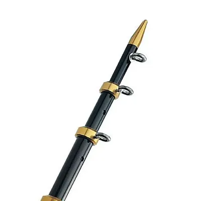 TACO METALS OT0441BKA1 Tele-Outrigger 1-1/8 Black/Gold 1