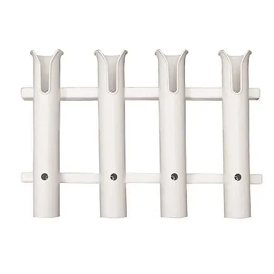 TACO METALS P03064W Rod Rack 4 Poly Rod Holder Tackle