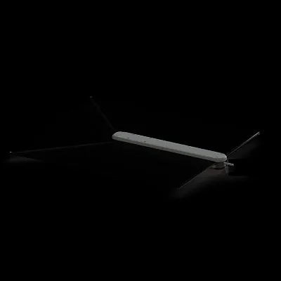 TACO METALS T1030002 Shade Fin With Black Fabric & Bag