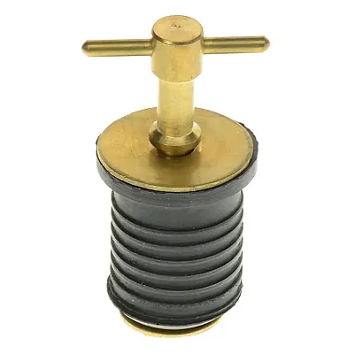 T-H MARINE EPL54844DP Twist Drain Plug 1&#039; Brass