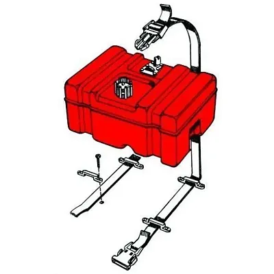 T-H MARINE FCH1DP Fuel Container Hold Down Kit