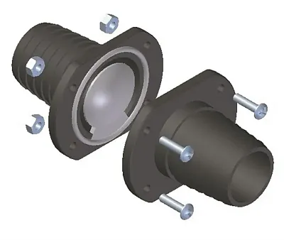 T-H MARINE ILS1200DP 1 1/8&#039; Inline Scupper